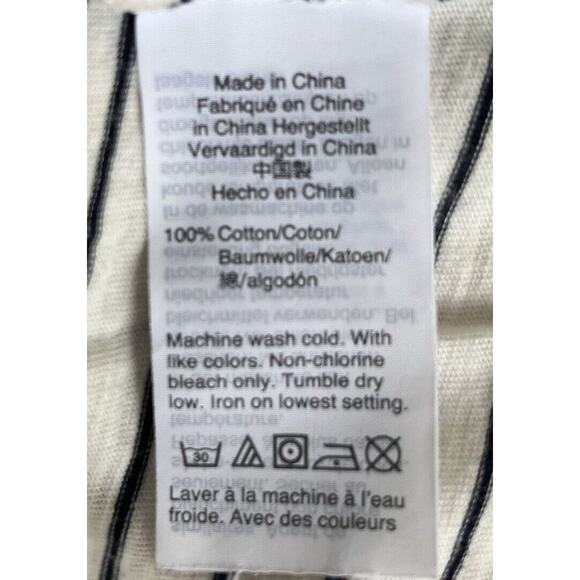 J.Crew Black & White Striped Twist Knot Back Sleeveless Tank Dress Reg Size 0 - Picture 3 of 7